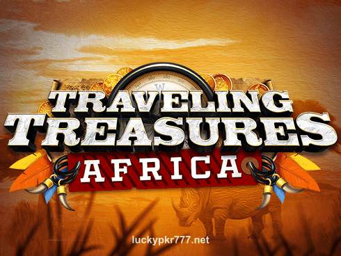 Traveling Treasures Africa slot game card